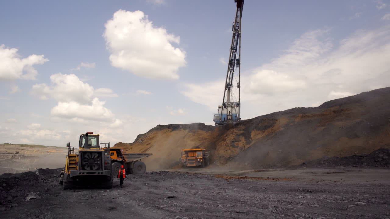 operación de minería de carbón