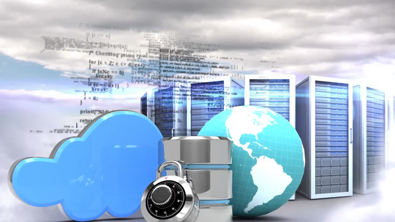 video de iconos de seguridad en internet