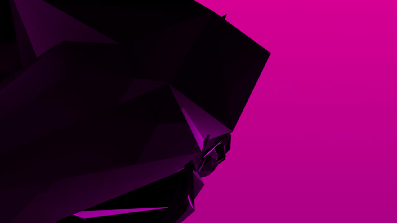 3d black abstract background