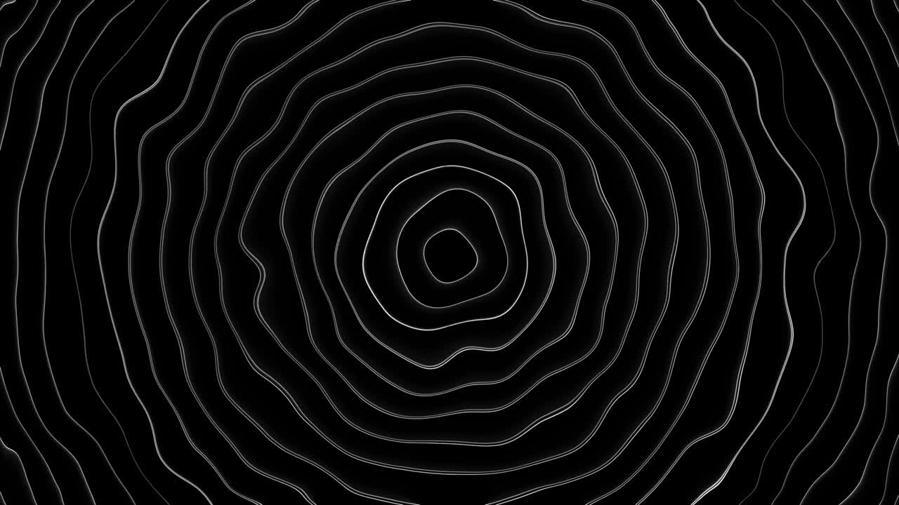 Sfondo di onde circolari. Seamless.