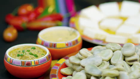 broad beans cooked and cheese, ecuador, peru, mexico, colombia, bolivia