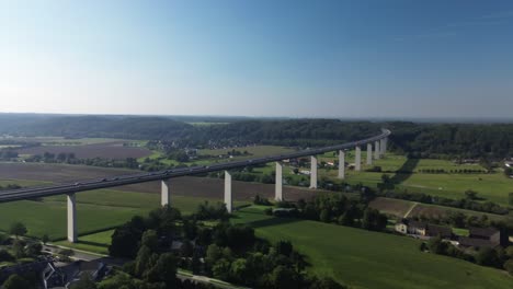 aerial view, highway, cologne, architecture, travel, connection, car, autobahn, germany, bridge, interstate, color image, transportation, transport, road, river, panorama