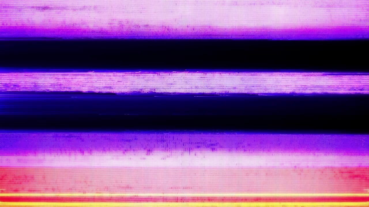 Cyberpunk Digital Noise. Glitch Background. Transition. Overlay. Damage Streaming. No Signal. Interrupted Broadcast. VJ Loop.