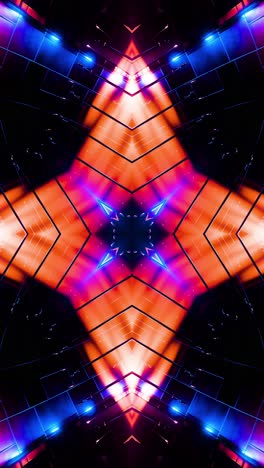 the concept of future energy reactors. on a science or technology theme. kaleidoscope vertical looped video