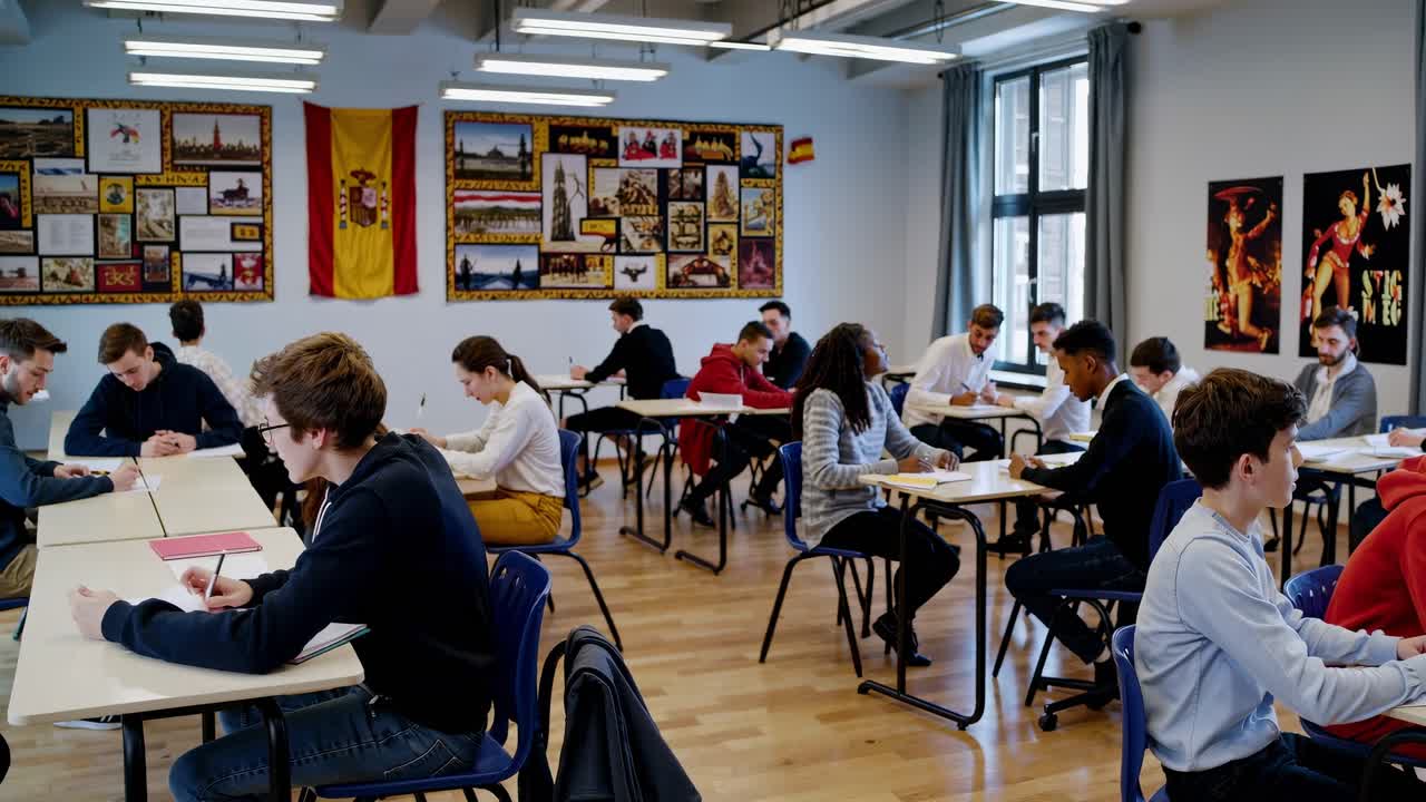 Students in a Classroom