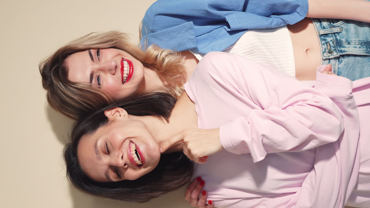 Two Women Posing Together