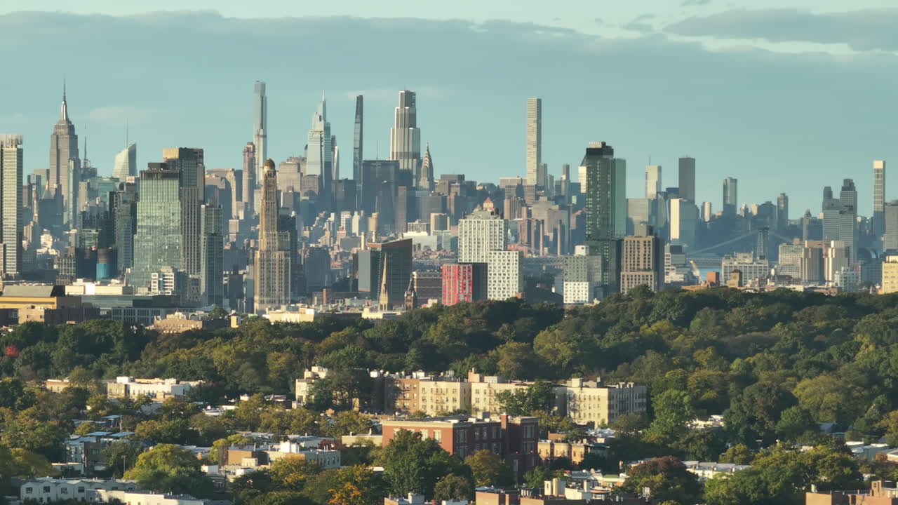 Stunning Panoramic View of the New York City Skyline