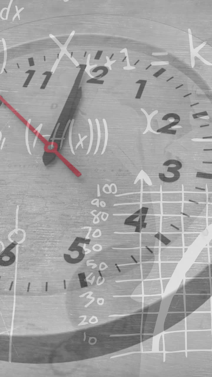 обратный отсчет на сером фоне 4k