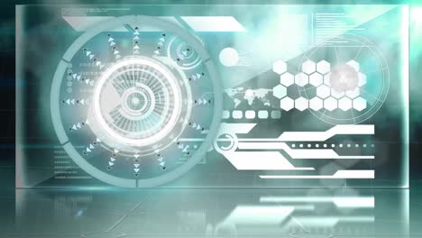 Animation-of-scopes-scanning-and-data-processing-over-digital-screen