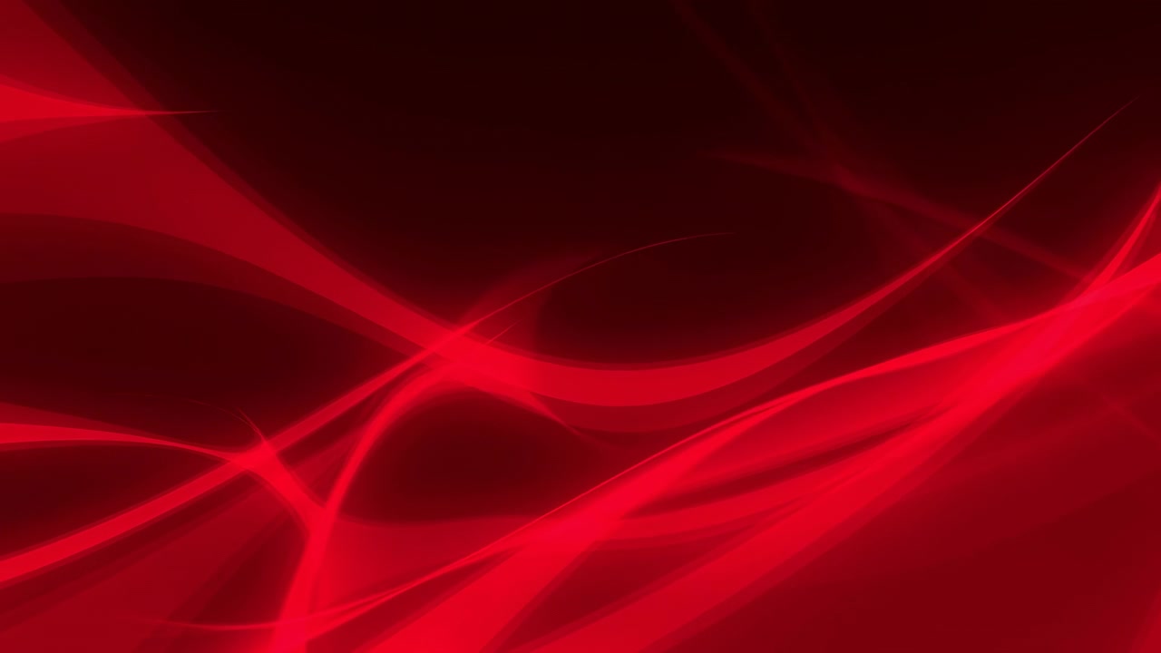 Nastri di luce rossa fluenti sullo sfondo, onde lisce e setose evocano energia elegante e un bagliore cinematografico, ideale
