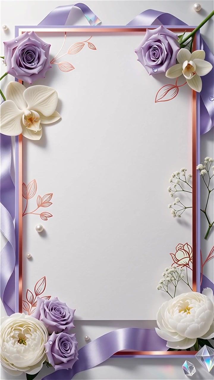 Sfondo per invito di matrimonio di lusso minimalista