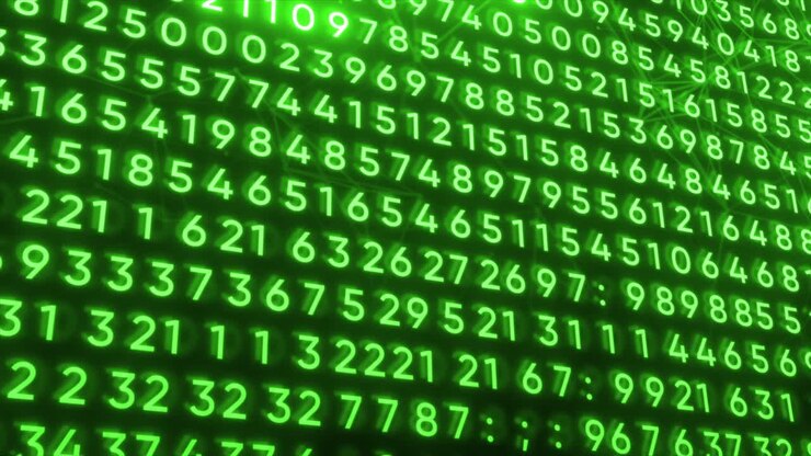 Green Digital Matrix Background