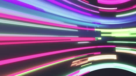 high speed flight in laser beam fast energy streaks technology internet loop background glowing