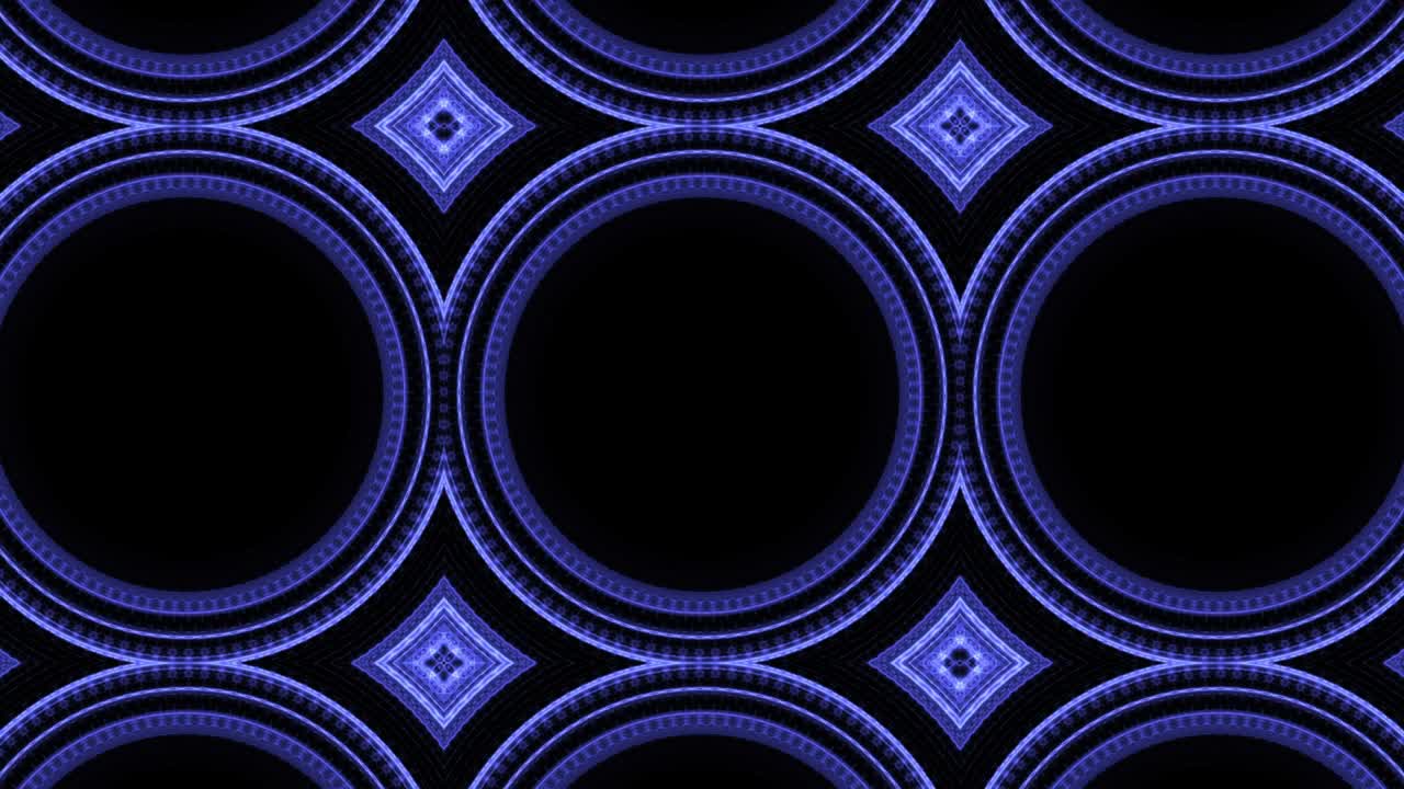 Abstract colorful glowing neon circle light, laser show, blank space, disco flash lights, esoteric energy, abstract background, seamless loop 4k animation