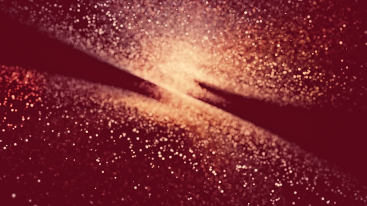 초점을 잃은 입자 배경