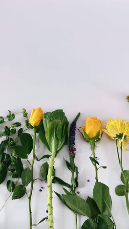 beautiful arrangement of yellow and green flowers