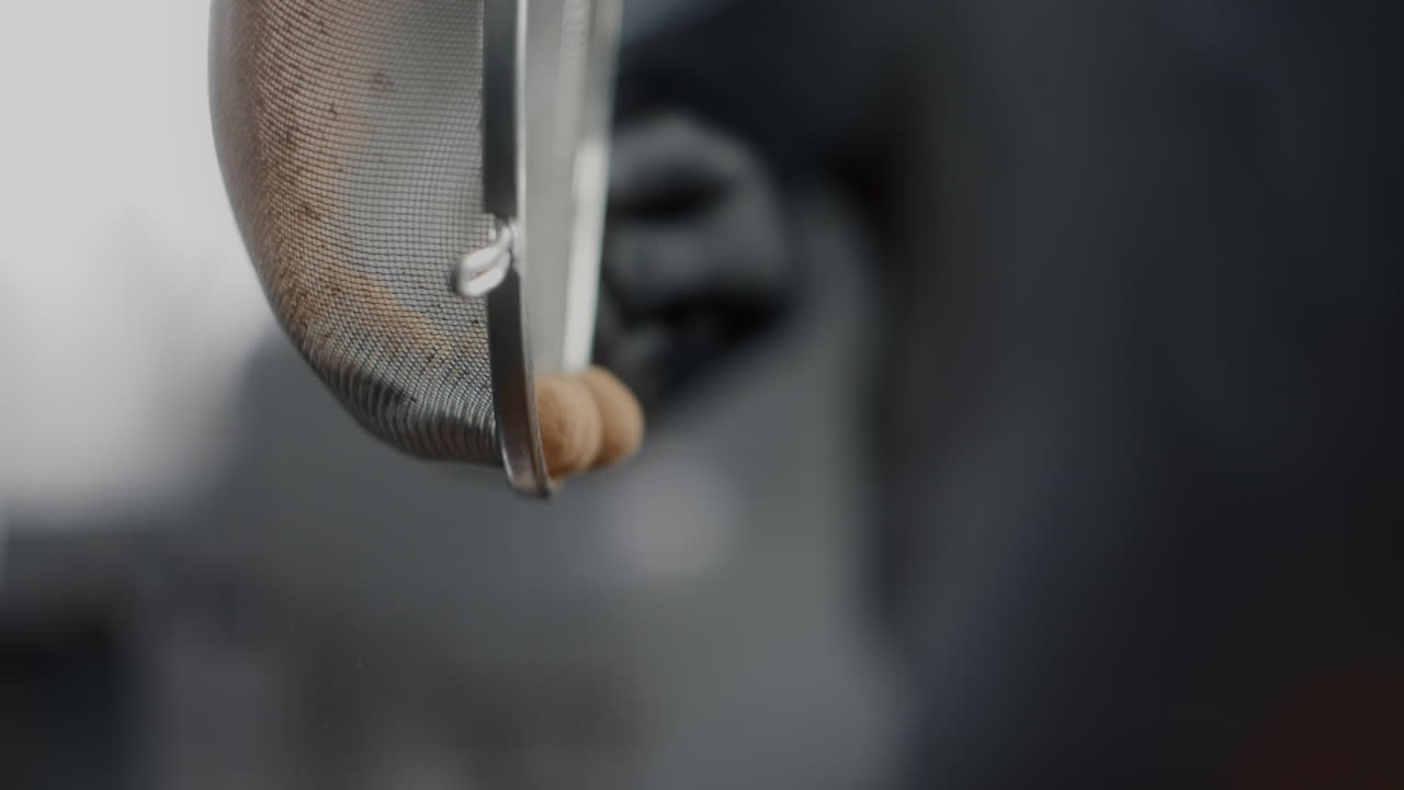 Sifting Chocolate Truffles