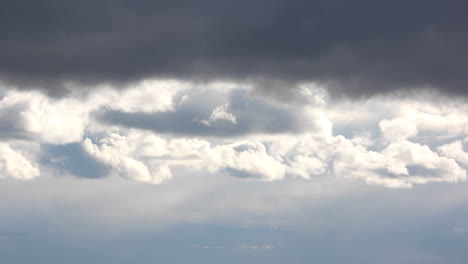 thick overcast gloomy storm cloud time lapse during the day