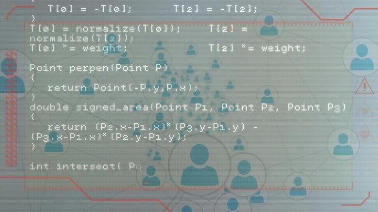 The video clip depicts a series of data processing networks with connections between them