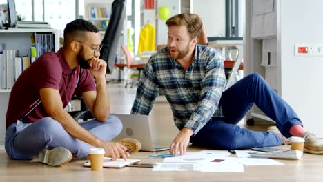 architect working together in office 4k