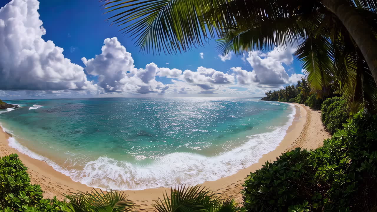 Paraíso de praia tropical