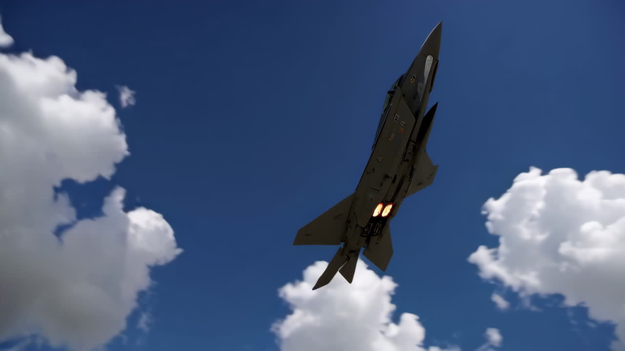 Military Jet in Flight