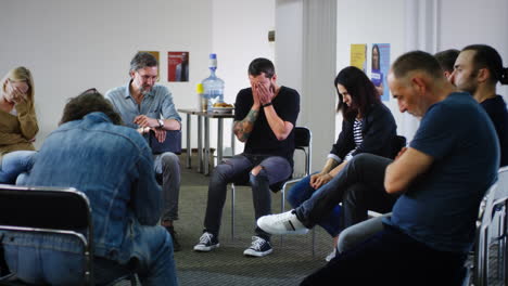 reunión del grupo de apoyo