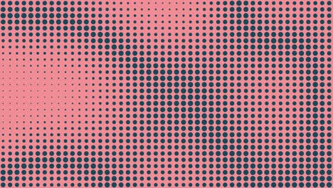 halftone dots motion background. wave pattern. seamless.