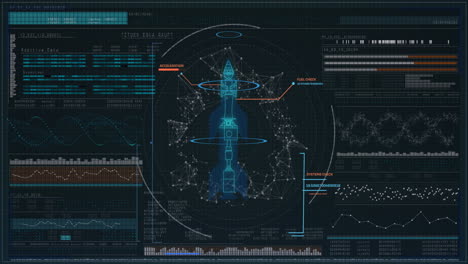 Animation-of-scope-scanning-and-scientific-data-processing-over-black-background