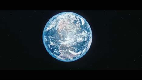 la tierra vista desde el espacio
