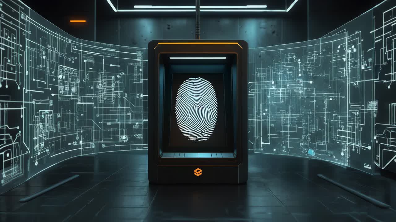 지문 스캔 기술