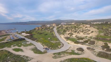 Drone-flies-over-the-Church-of-St