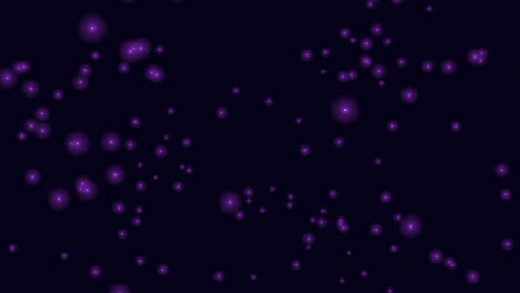 fondo púrpura y negro con burbujas o gotas blancas flotantes