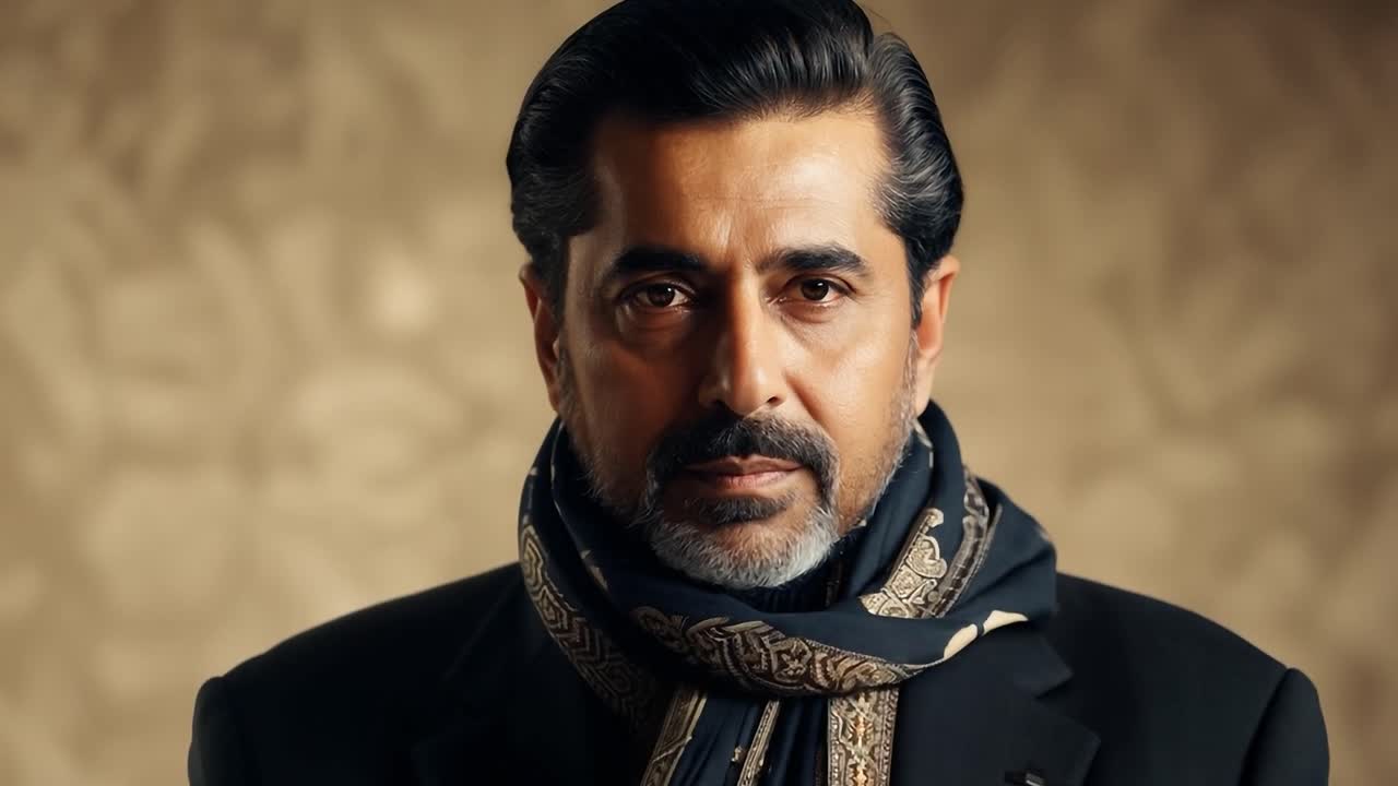 retrato de un hombre con barba