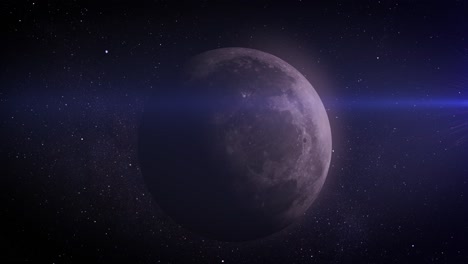lua na noite estrelada