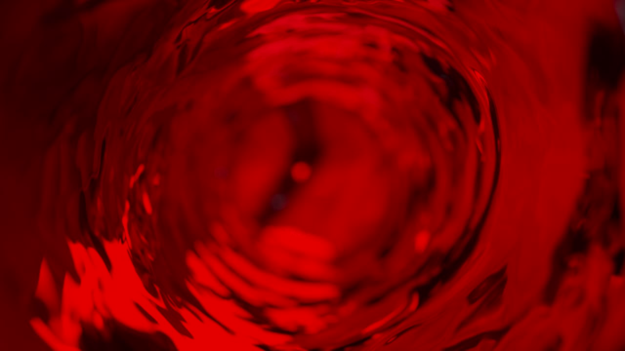 빨간 액체 소용돌이