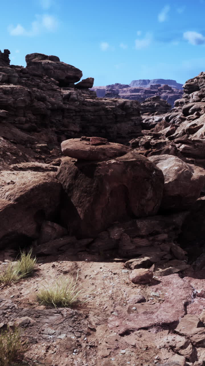 paisaje del desierto del cañón