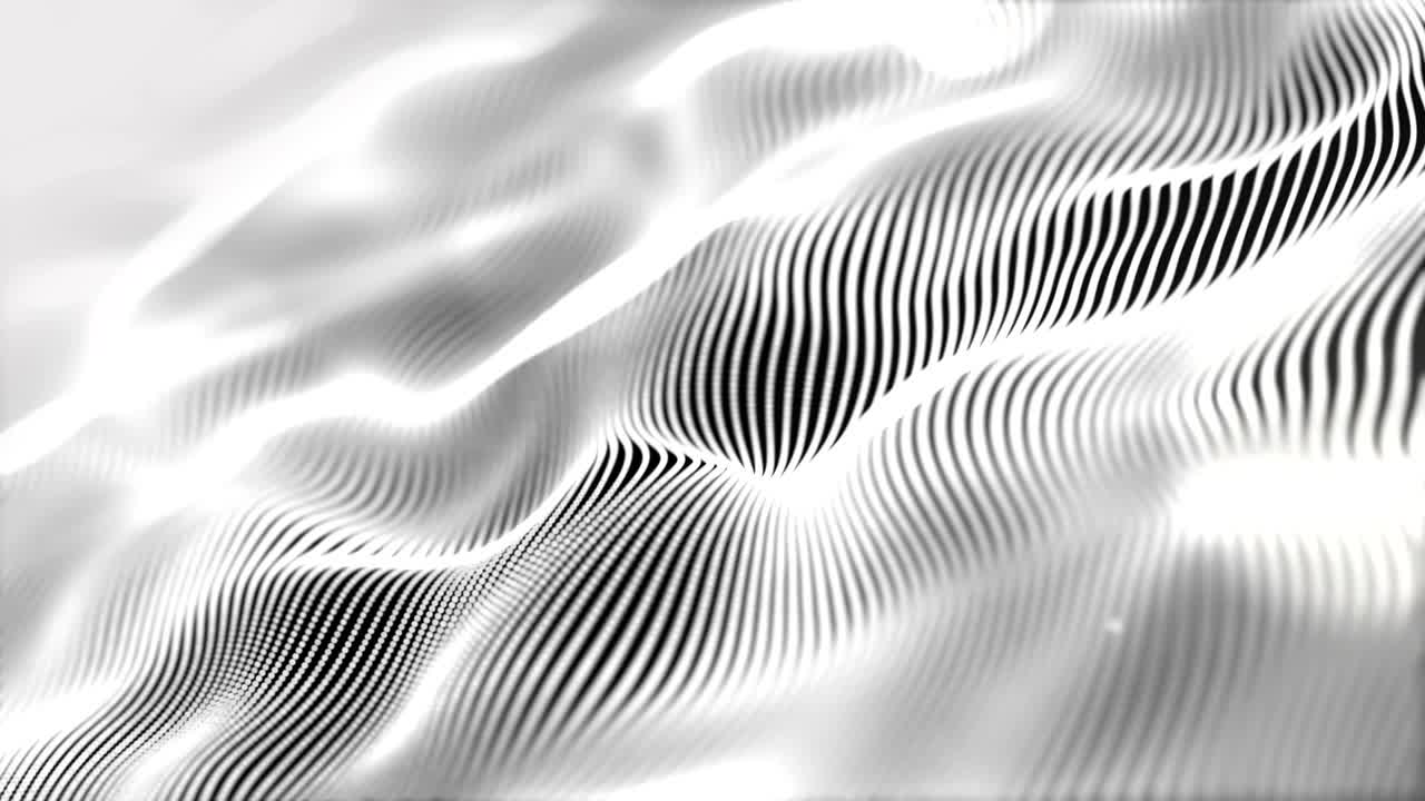 Silver Wave Background.