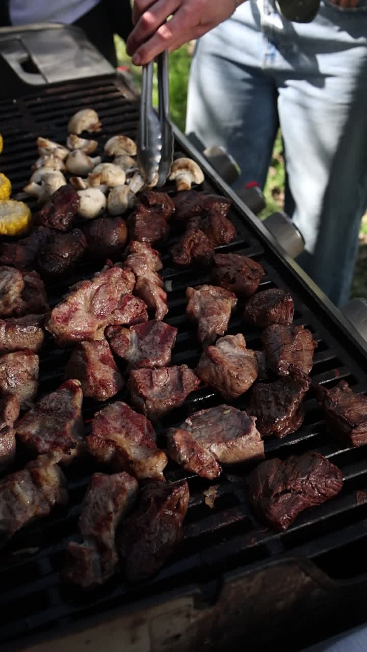 comida deliciosa a la parrilla