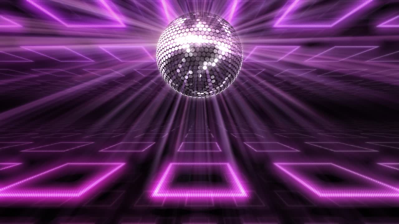 bola de espejo disco luces club de baile fiesta brillo de fondo
