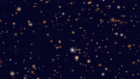 Impresionante-Cielo-Nocturno-Estrellas-Brillantes-En-Varias-Formas-Iluminan-El-Fondo-Oscuro