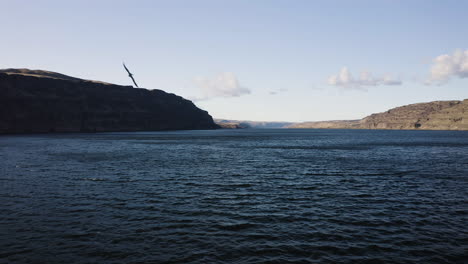 Río-Upper-Columbia-Y-Sus-Alrededores-En-Washington,-EE.UU.