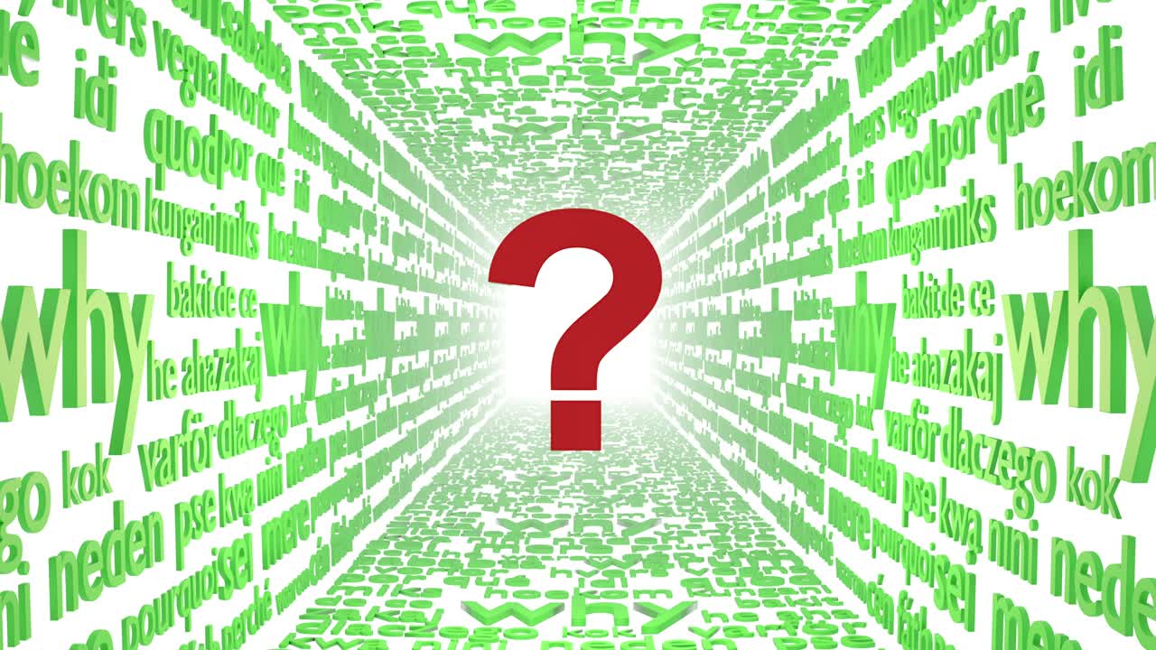 질문의 터널에서 질문 표시 (루프 준비)