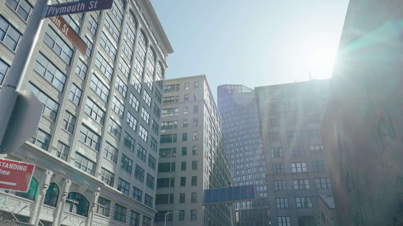 City Buildings in Sunlight