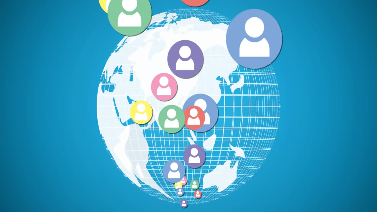 Premium stock video - Followers from all over the globe 4k