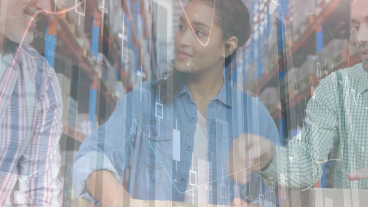 procesamiento de datos estadísticos contra voluntarios y voluntarias que abren bolsas de donación en el almacén