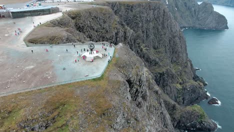 Cabo-Norte-(Nordkapp)-En-El-Norte-De-Noruega.