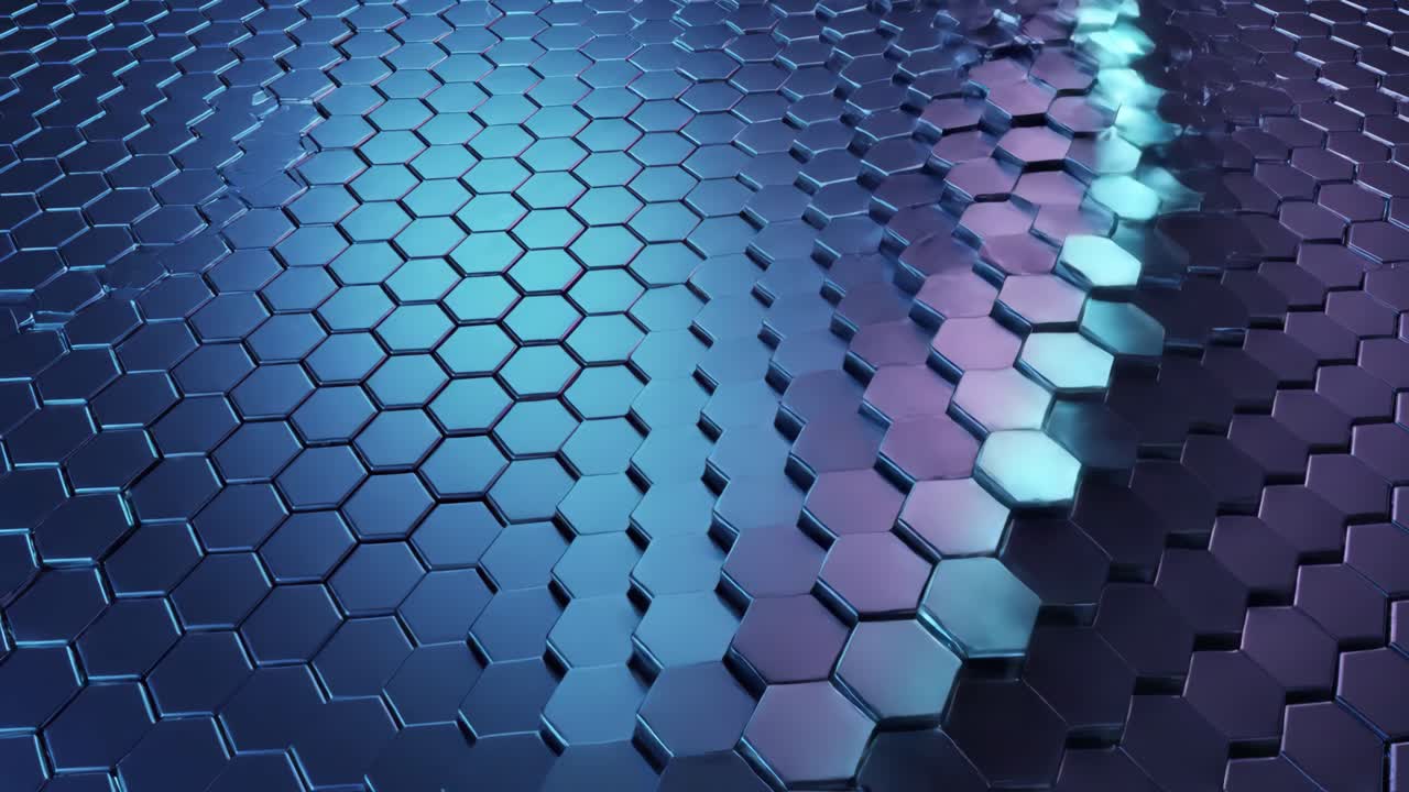 Abstract Hexagon Pattern Background