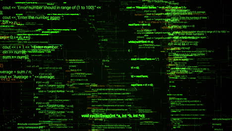 abstract computer code background