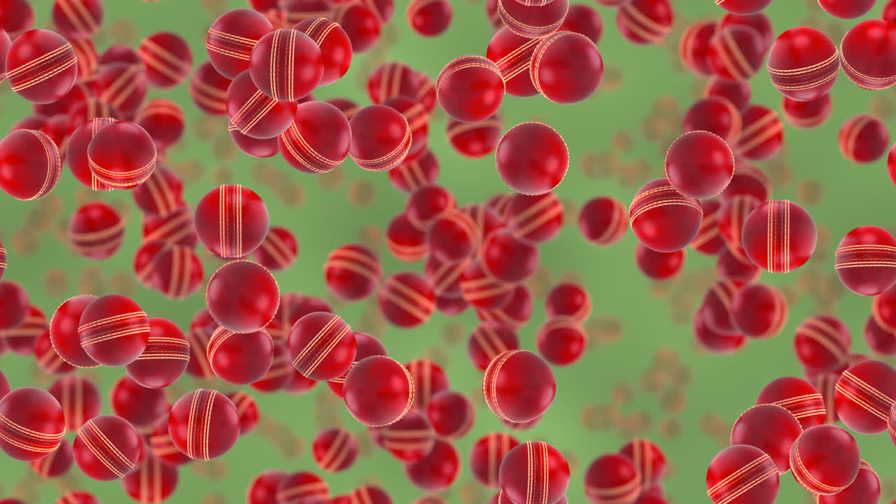 bola de cricket de fondo bucle de azulejos remolino